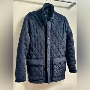 Cole Haan Quilted Jacket in Navy